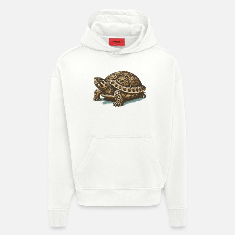 Schildkröte - Hoodie- made by SPREAD  - OFF WHITE