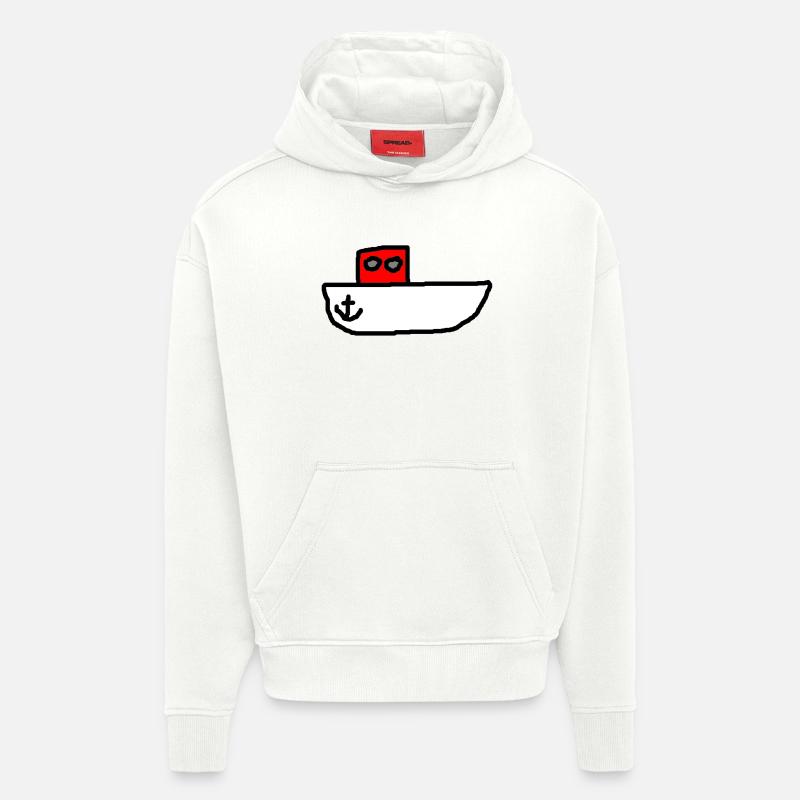 Motorboot - Hoodie- made by SPREAD  - OFF WHITE