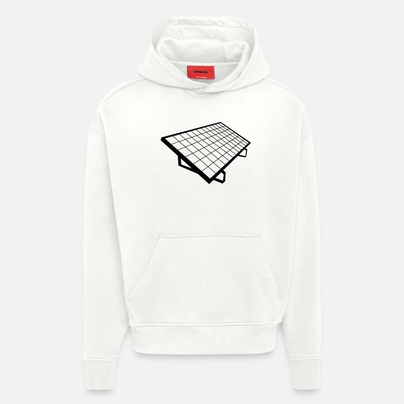 solar panel Solar System - Hoodie- made by SPREAD  - OFF WHITE