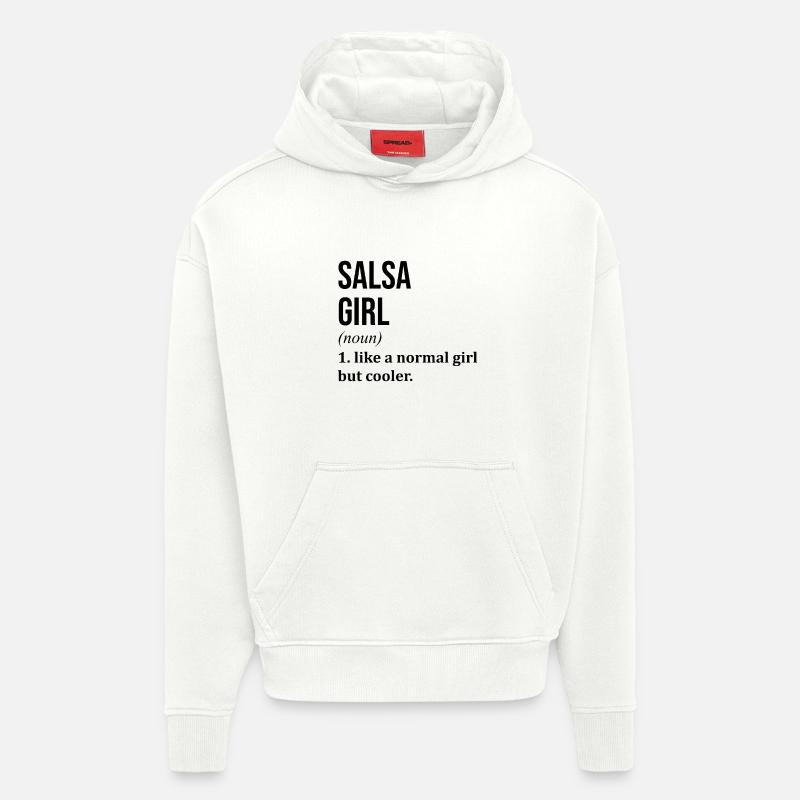 salsa - Sweat à capuche bio épais oversize fabriqué en UE - OFF WHITE