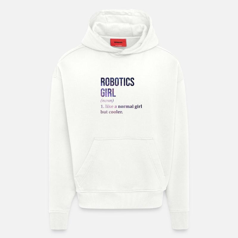 Robotertechnik - Hoodie- made by SPREAD  - OFF WHITE