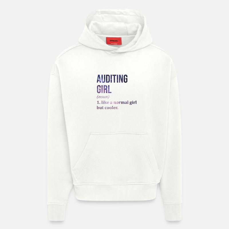 Auditor - Hoodie- made by SPREAD  - OFF WHITE