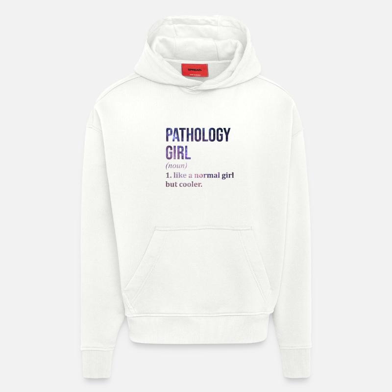 Pathologie - Sweat à capuche bio épais oversize fabriqué en UE - OFF WHITE