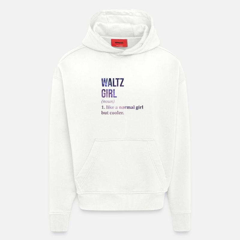Valse - Sweat à capuche bio épais oversize fabriqué en UE - OFF WHITE