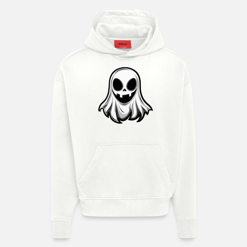 Ghost Halloween Comic - Hoodie- made by SPREAD  - OFF WHITE