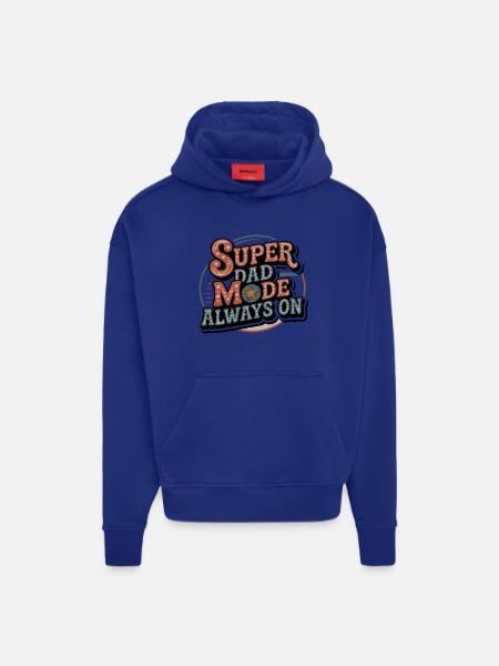 Super Dad Mode Always Active - Hoodie- made by SPREAD - OFF WHITE