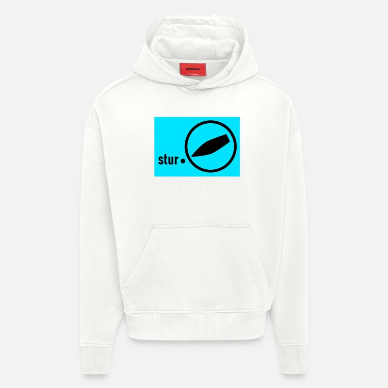 auf stur geschaltet - Hoodie- made by SPREAD - OFF WHITE