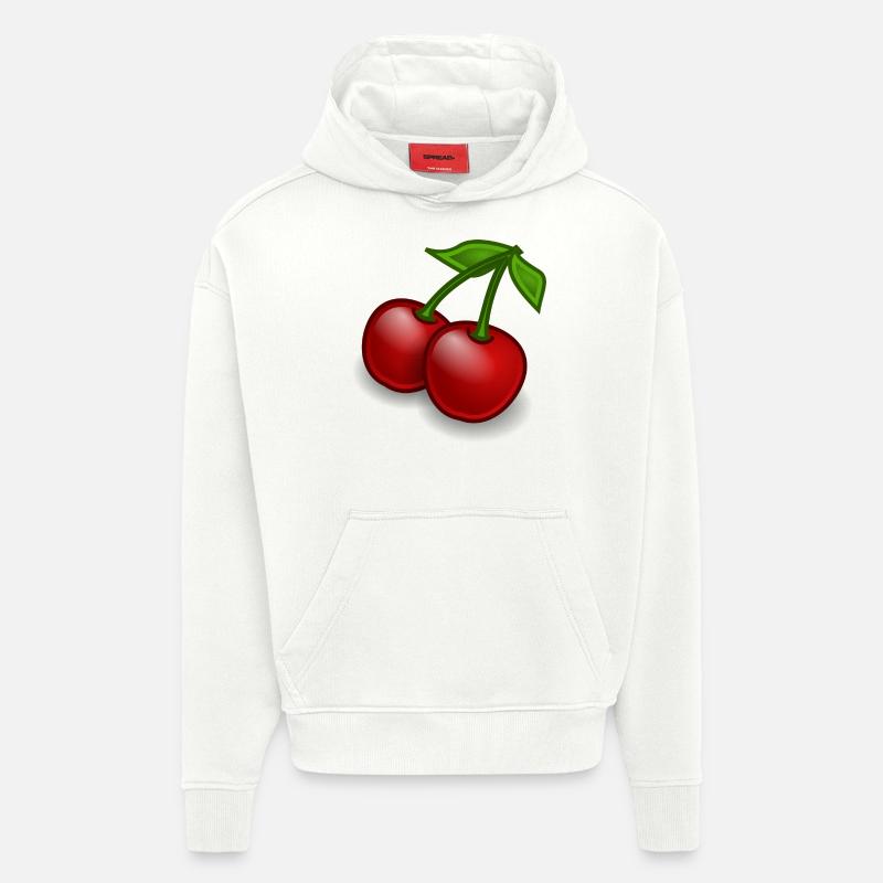 Kirsche Geschenk - Hoodie- made by SPREAD  - OFF WHITE