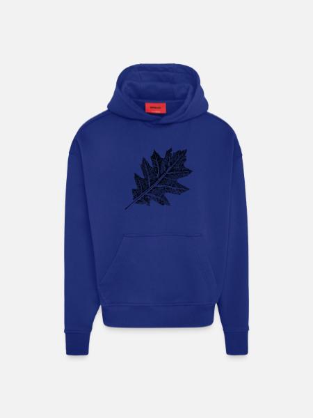Leaf / Swamp Oak - Nature & Leaves Design - Hoodie- made by SPREAD  - OFF WHITE