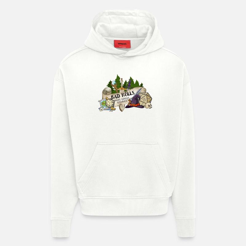 Bad Rolls make great stories - Hoodie- made by SPREAD  - OFF WHITE