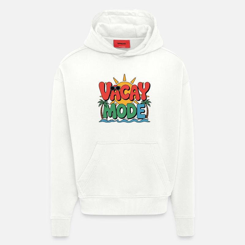 Vacay Fashion - Hoodie- made by SPREAD  - OFF WHITE