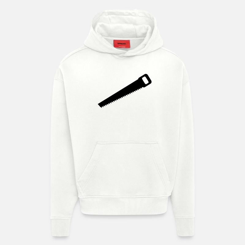 Handsäge - Hoodie- made by SPREAD  - OFF WHITE