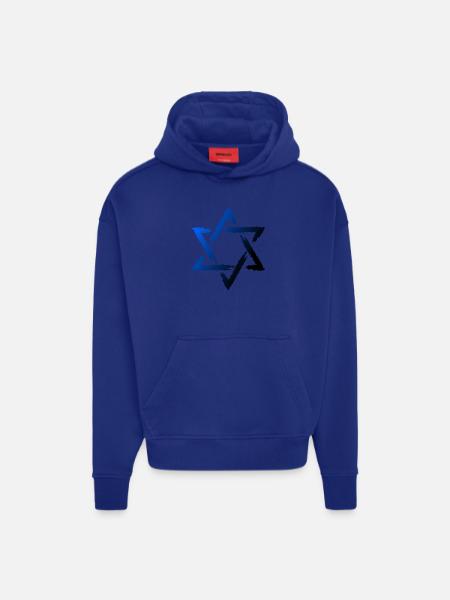 Davidstern Symbol - Hoodie- made by SPREAD  - OFF WHITE
