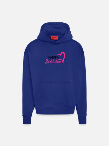 happy Birthday - Hoodie- made by SPREAD  - OFF WHITE