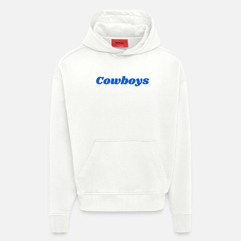 Cowboys - Sweat à capuche bio épais oversize fabriqué en UE - OFF WHITE