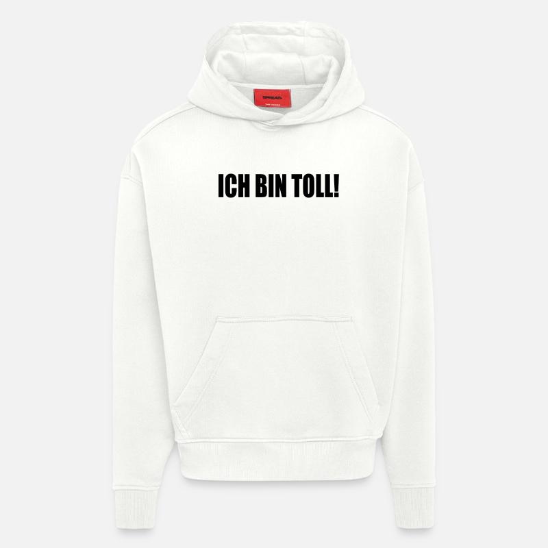ICH BIN TOLL! - Hoodie- made by SPREAD  - OFF WHITE