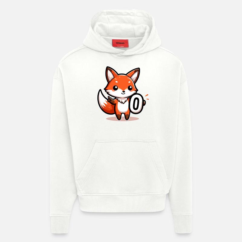 Entzückender Zero Fox Left - Hoodie- made by SPREAD  - OFF WHITE