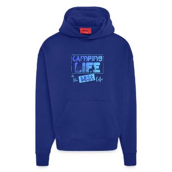 Camping Leben ist das beste Leben - Hoodie- made by SPREAD  - OFF WHITE - Vorne