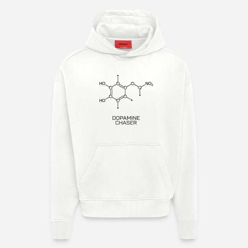 Dopamine Chaser Molekül - Hoodie- made by SPREAD  - OFF WHITE