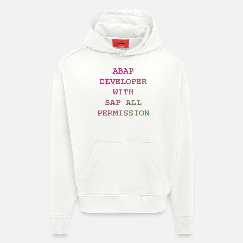 ABAP SAP Developer! gift idea - Hoodie- made by SPREAD  - OFF WHITE