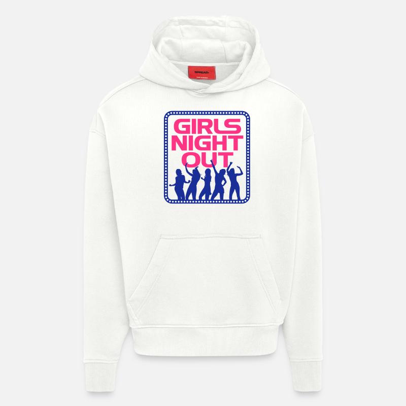 Mädchenabend! - Hoodie- made by SPREAD  - OFF WHITE
