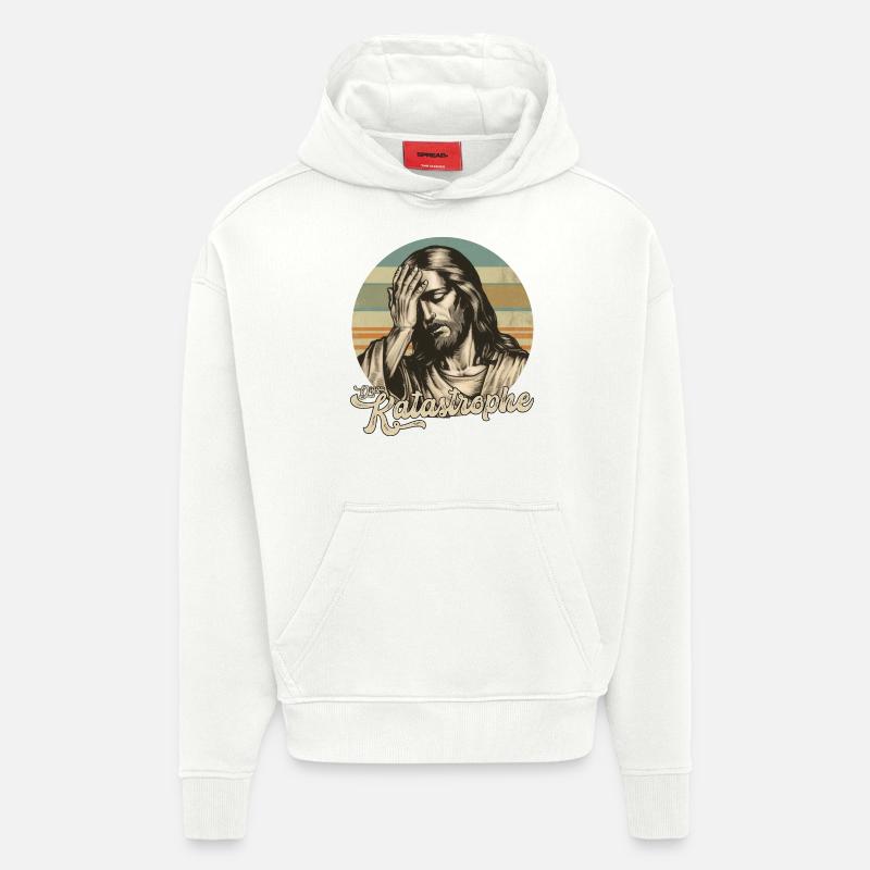 Jesus Digga Katastrophe - Hoodie- made by SPREAD  - OFF WHITE