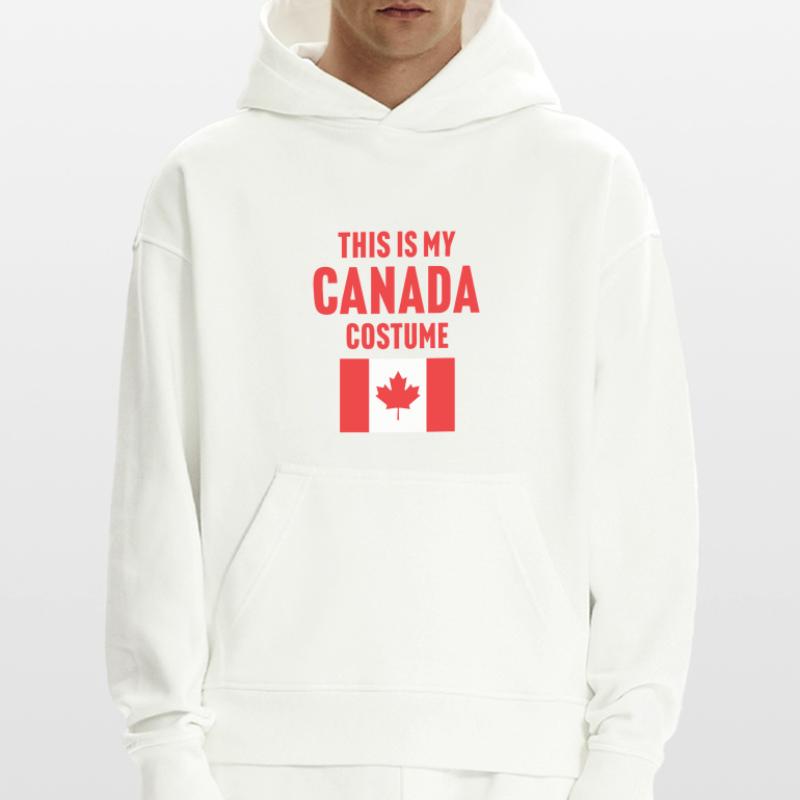 Ce costume de mon Canada Sweat à capuche bio épais oversize fabriqué en UE