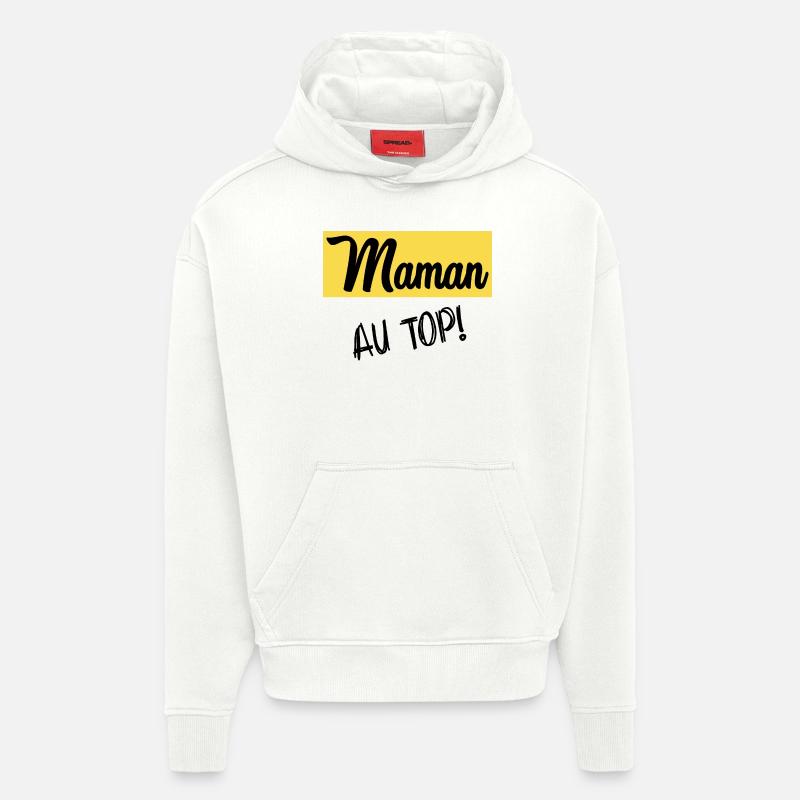 MUTTERTAG - Hoodie- made by SPREAD  - OFF WHITE