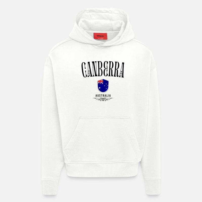 Souvenir Canberra, Canberra Australien - Hoodie- made by SPREAD  - OFF WHITE
