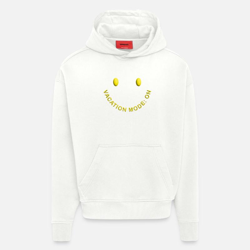 Vacation Mode On Gute Laune Statement - Hoodie- made by SPREAD  - OFF WHITE