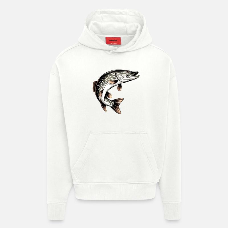 Hecht Design - Sweat à capuche bio épais oversize fabriqué en UE - OFF WHITE