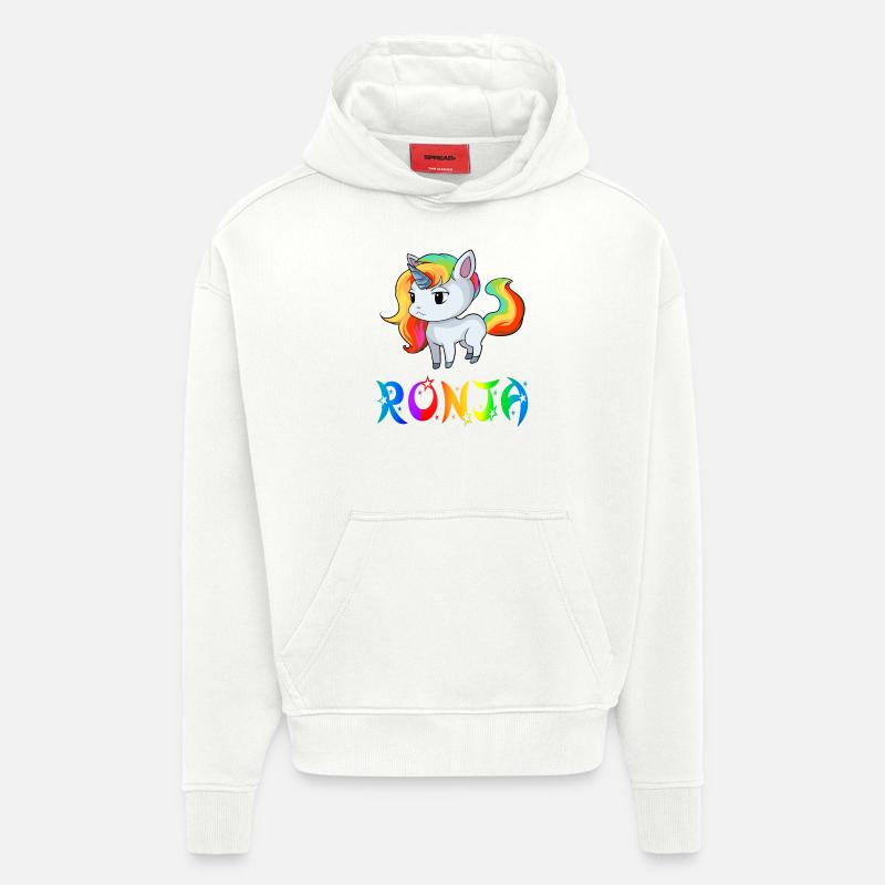 Ronja Einhorn - Hoodie- made by SPREAD  - OFF WHITE