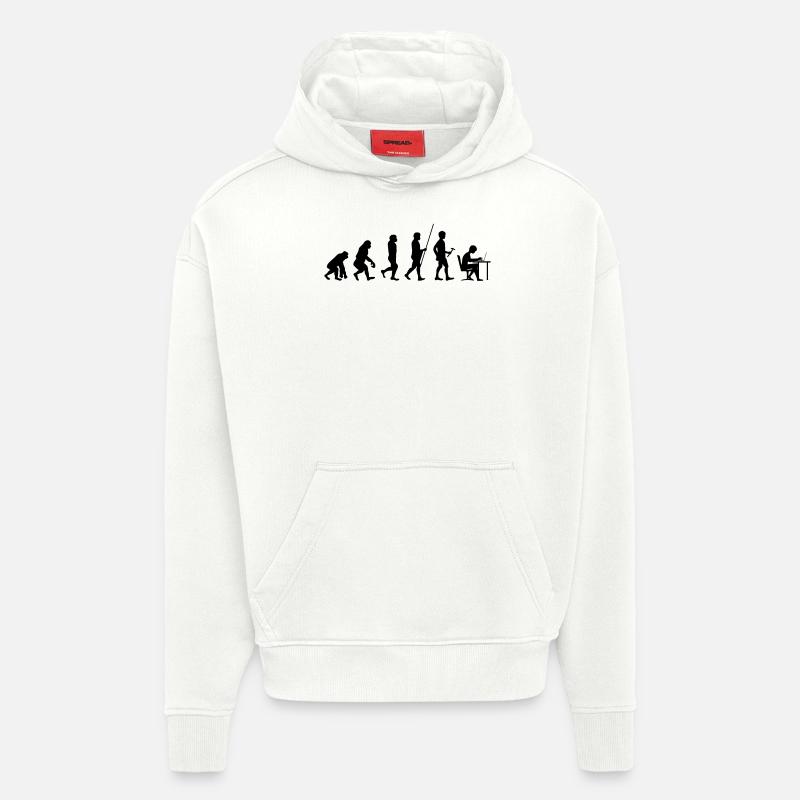 Evolution to ITler T-Shirt Gift - Hoodie- made by SPREAD  - OFF WHITE