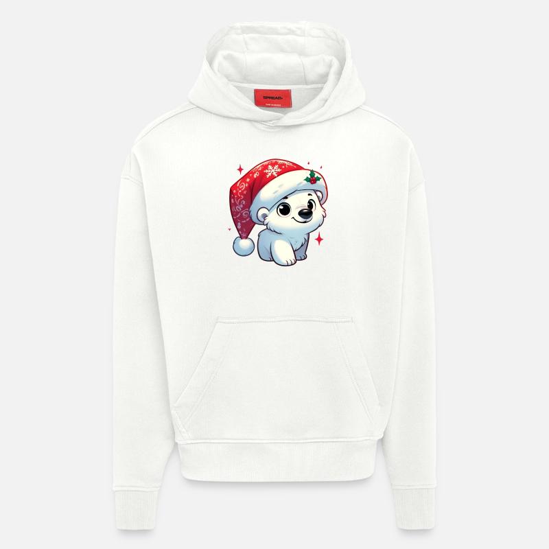 Eisbär 14 - Hoodie- made by SPREAD  - OFF WHITE