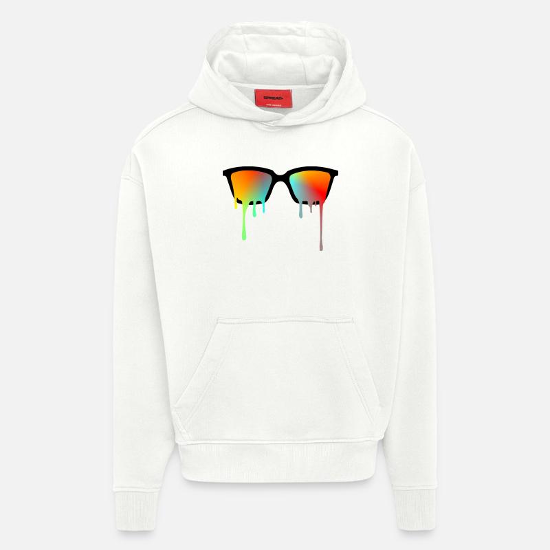 Lunettes de soleil - Sweat à capuche bio épais oversize fabriqué en UE - OFF WHITE