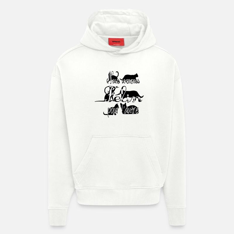 Katze - Hoodie- made by SPREAD  - OFF WHITE