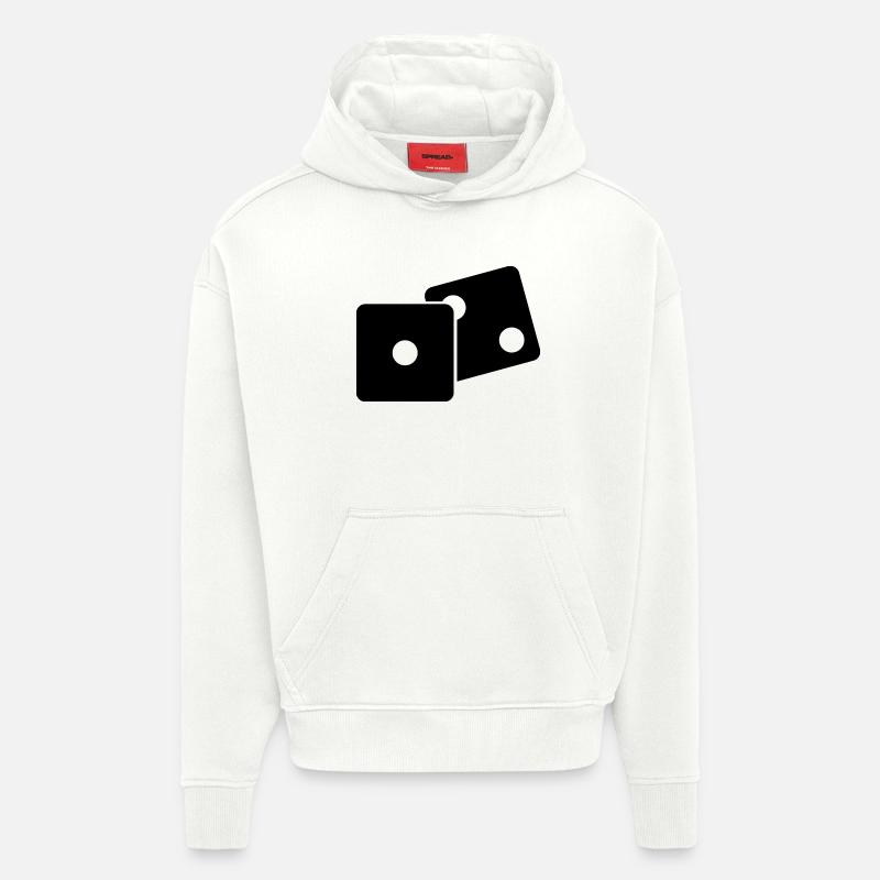 Dit - Sweat à capuche bio épais oversize fabriqué en UE - OFF WHITE