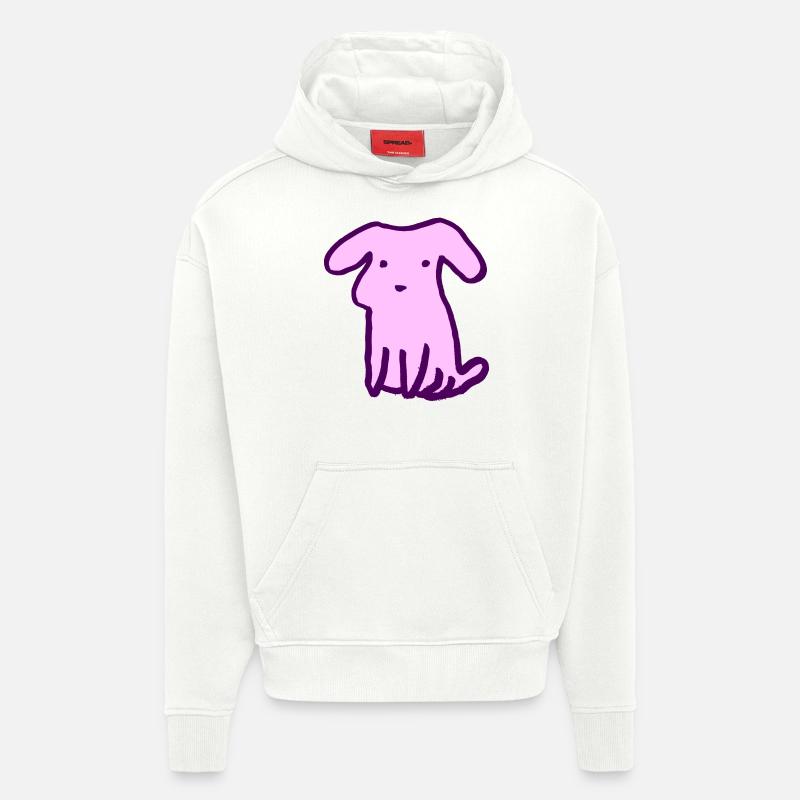Süßer Hund Geschenkidee - Hoodie- made by SPREAD - OFF WHITE