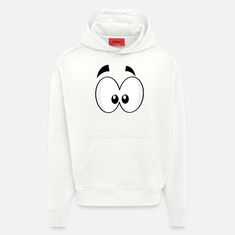 Augen - Hoodie- made by SPREAD  - OFF WHITE