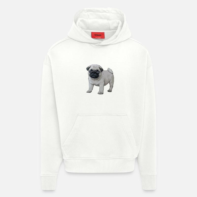 Comic Mops - Hoodie- made by SPREAD  - OFF WHITE