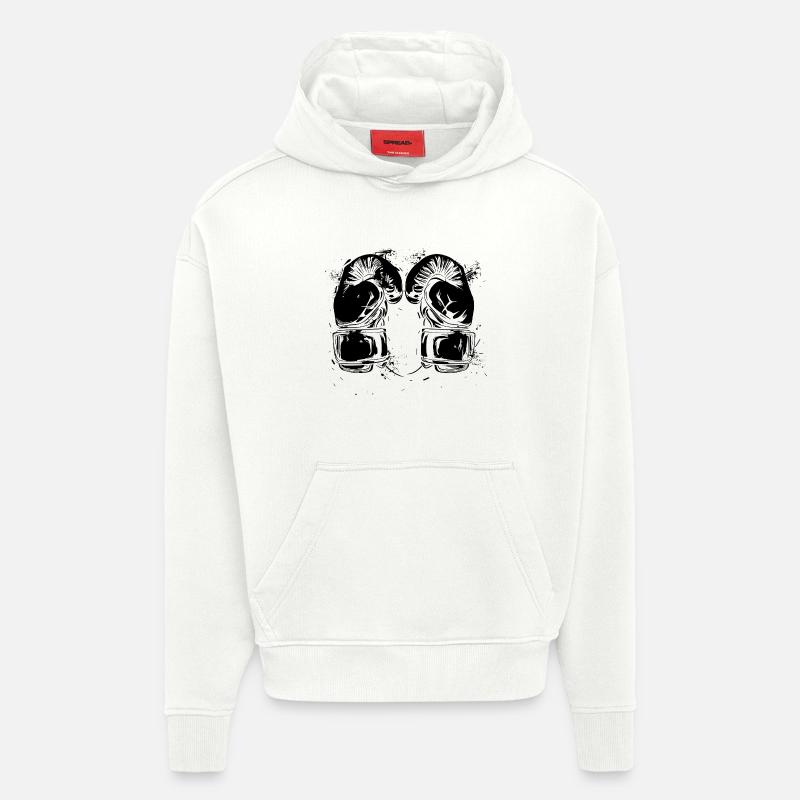 Kickboxhandschuhe - Hoodie- made by SPREAD  - OFF WHITE