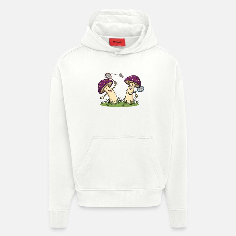 Volant - Sweat à capuche bio épais oversize fabriqué en UE - OFF WHITE
