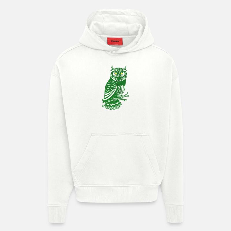 Waldeule - Sweat à capuche bio épais oversize fabriqué en UE - OFF WHITE