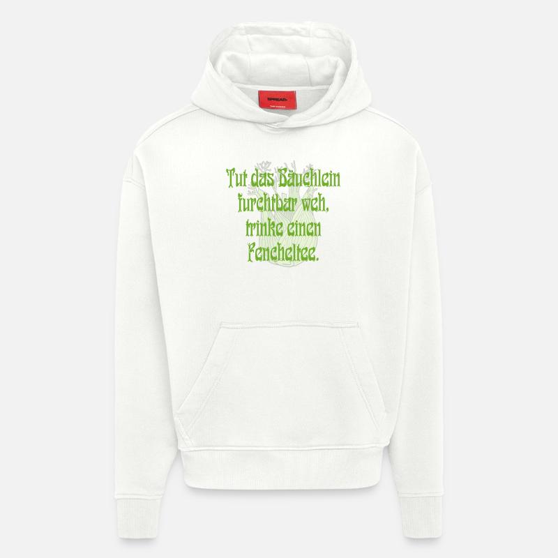 fantillement - Sweat à capuche bio épais oversize fabriqué en UE - OFF WHITE
