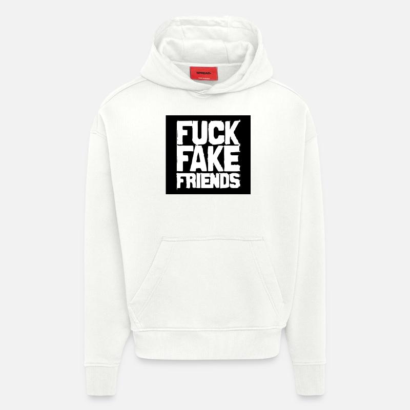 FICK - Hoodie- made by SPREAD  - OFF WHITE