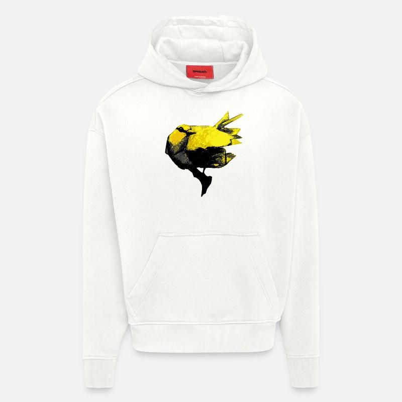 Pirol - Sweat à capuche bio épais oversize fabriqué en UE - OFF WHITE