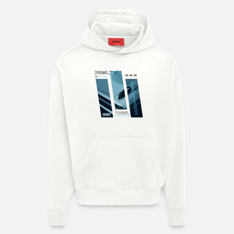 Never Stop Exploring - Hoodie- made by SPREAD  - OFF WHITE