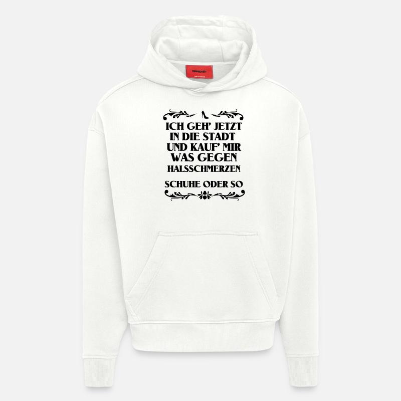 Schuhe oder so - Hoodie- made by SPREAD  - OFF WHITE