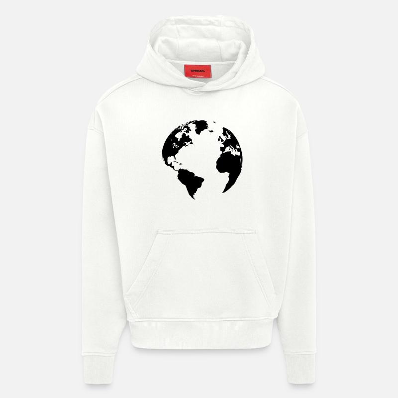 Mutter Erde - Hoodie- made by SPREAD  - OFF WHITE