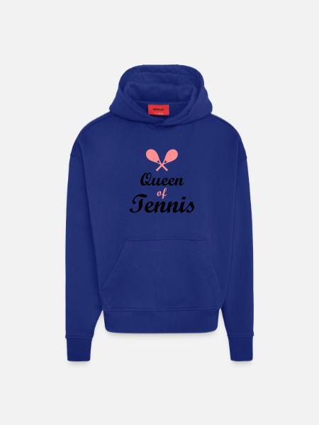tennis - Hoodie- made by SPREAD - OFF WHITE